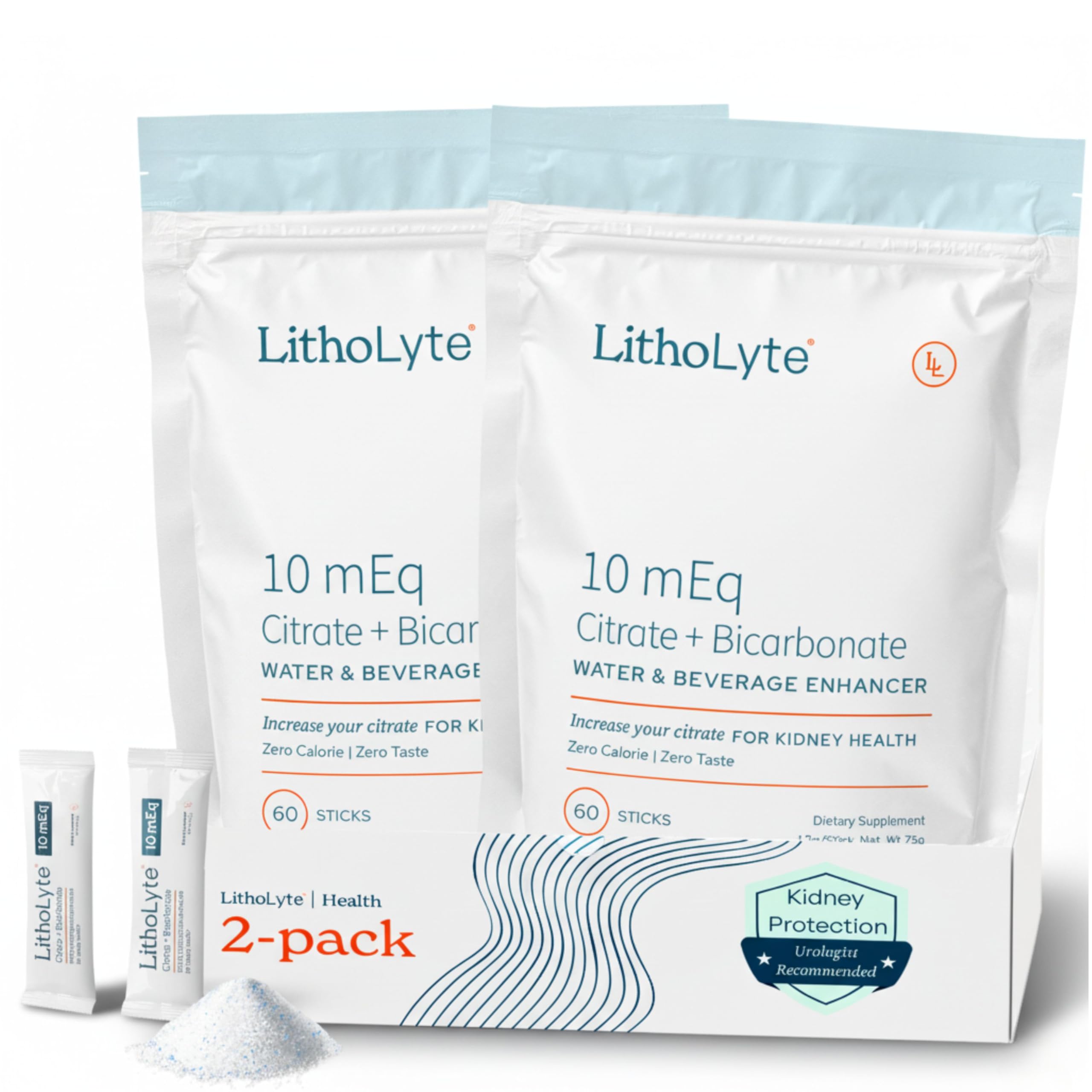 LithoLyte Balance bottle pour shows hydration with citrate support.