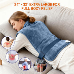 LITLISFlY heating pad neck-shoulder wearable offers secure, hands-free comfort during daily tasks.