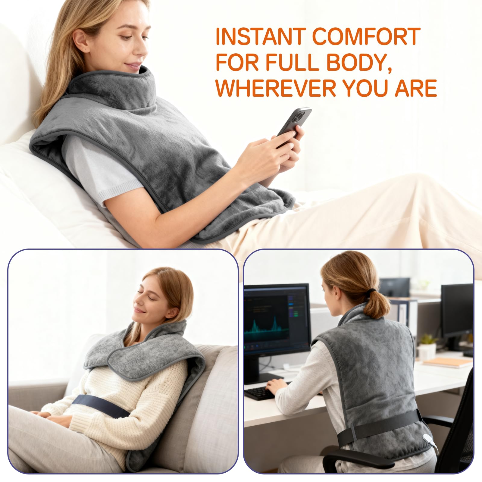 LITLISFlY neck and shoulders pad secured with a snug, adjustable fit