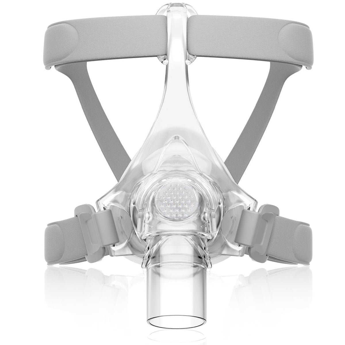 Litstone TMS Comfort nasal CPAP mask front view with secure seal for stability