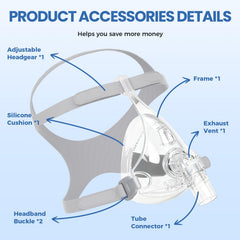 Litstone TMS Comfort silicone cushion detail for soft seal.