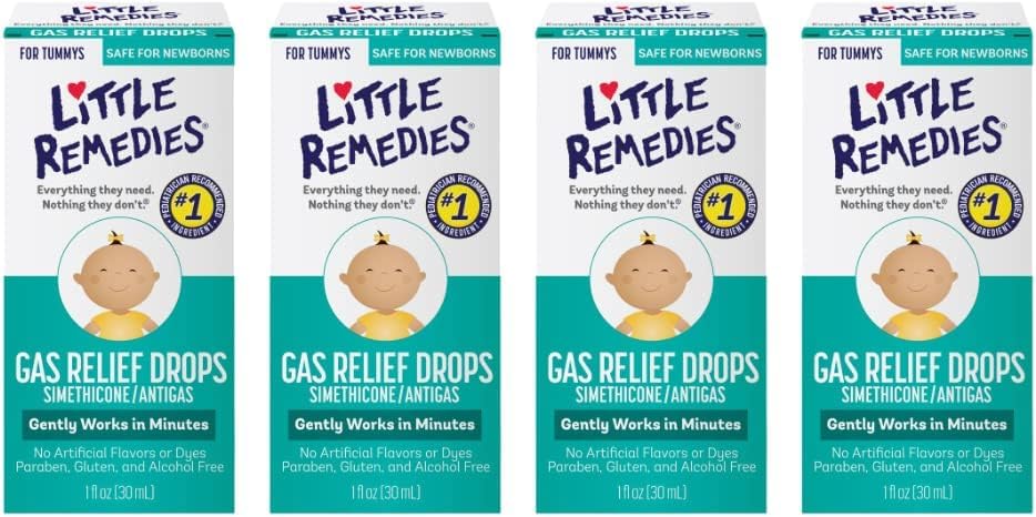 Little Remedies Gas Relief Drops bottle ready to ease infant gas discomfort