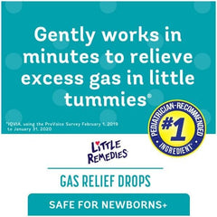 Four-pack box of Little Remedies Gas Relief Drops ready for families