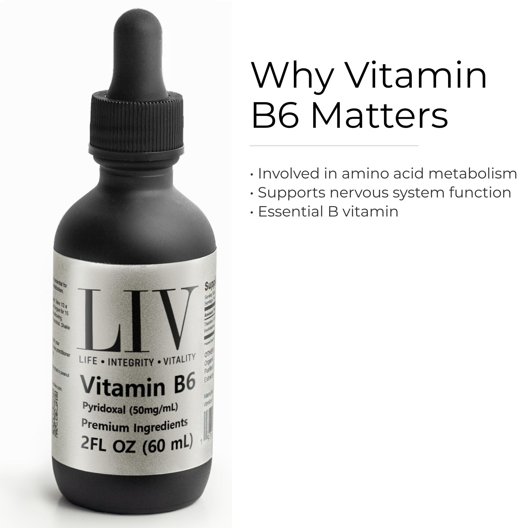LIV B6 active P-5-P formula ready for use