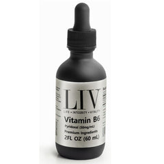 LIV B6 liquid drops bottle for flexible daily supplementation