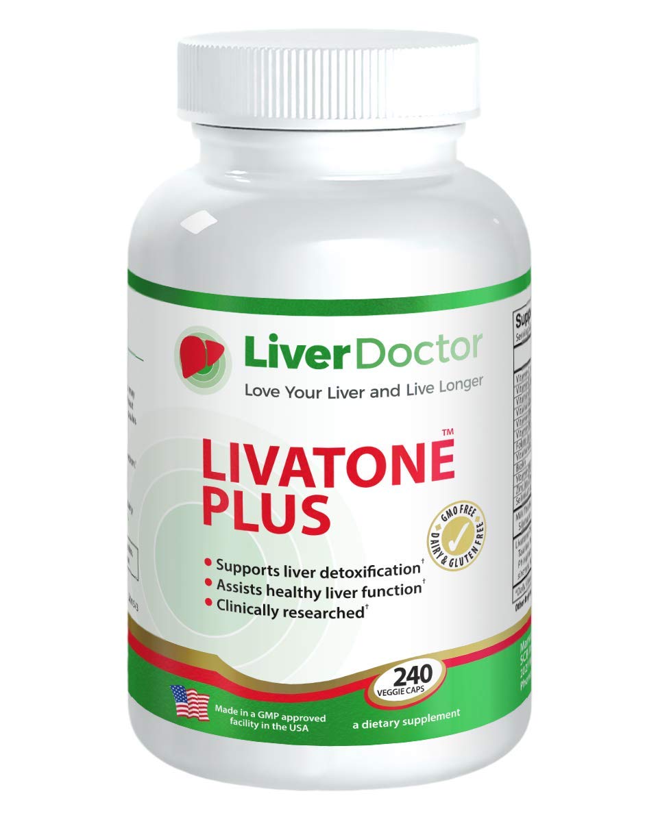Livatone Plus liver detox bottle ready for daily detox use