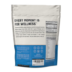 Live Conscious Beyond Collagen bottle with ingredients and vitamins showcased.