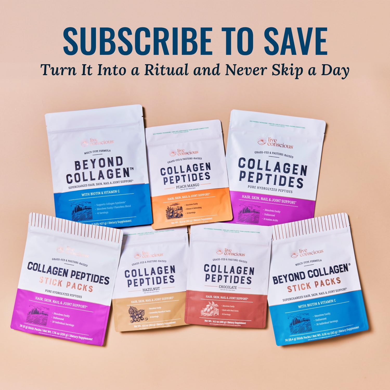 Live Conscious Collagen aids joint comfort with consistent daily supplementation.