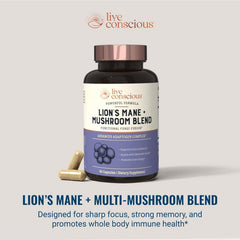 Live Conscious immune health capsules support whole-body resilience.