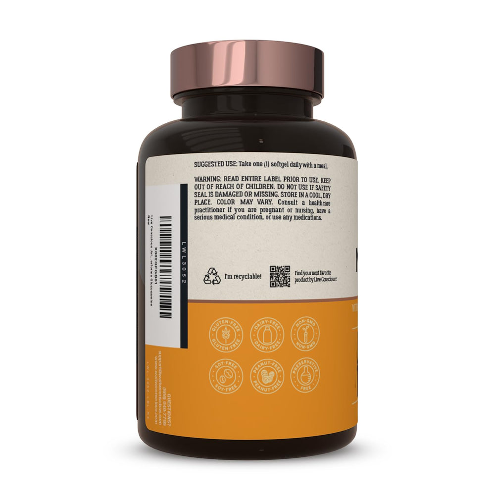 MoveWell Plus hyaluronic acid capsule close-up promoting smooth joint motion.