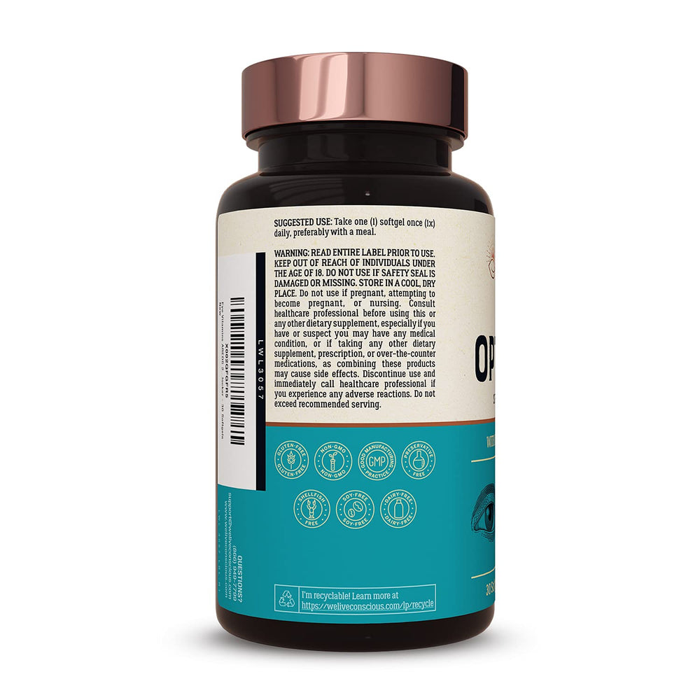 Live Conscious OptiWell two-pack box front showcasing value and ease of use.
