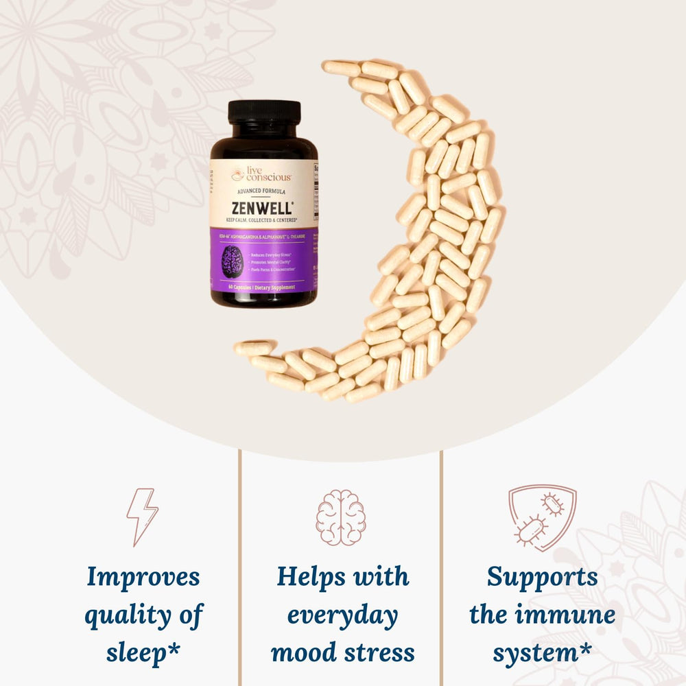 ZenWell label front showing brand and ingredients