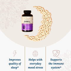 ZenWell label front showing brand and ingredients