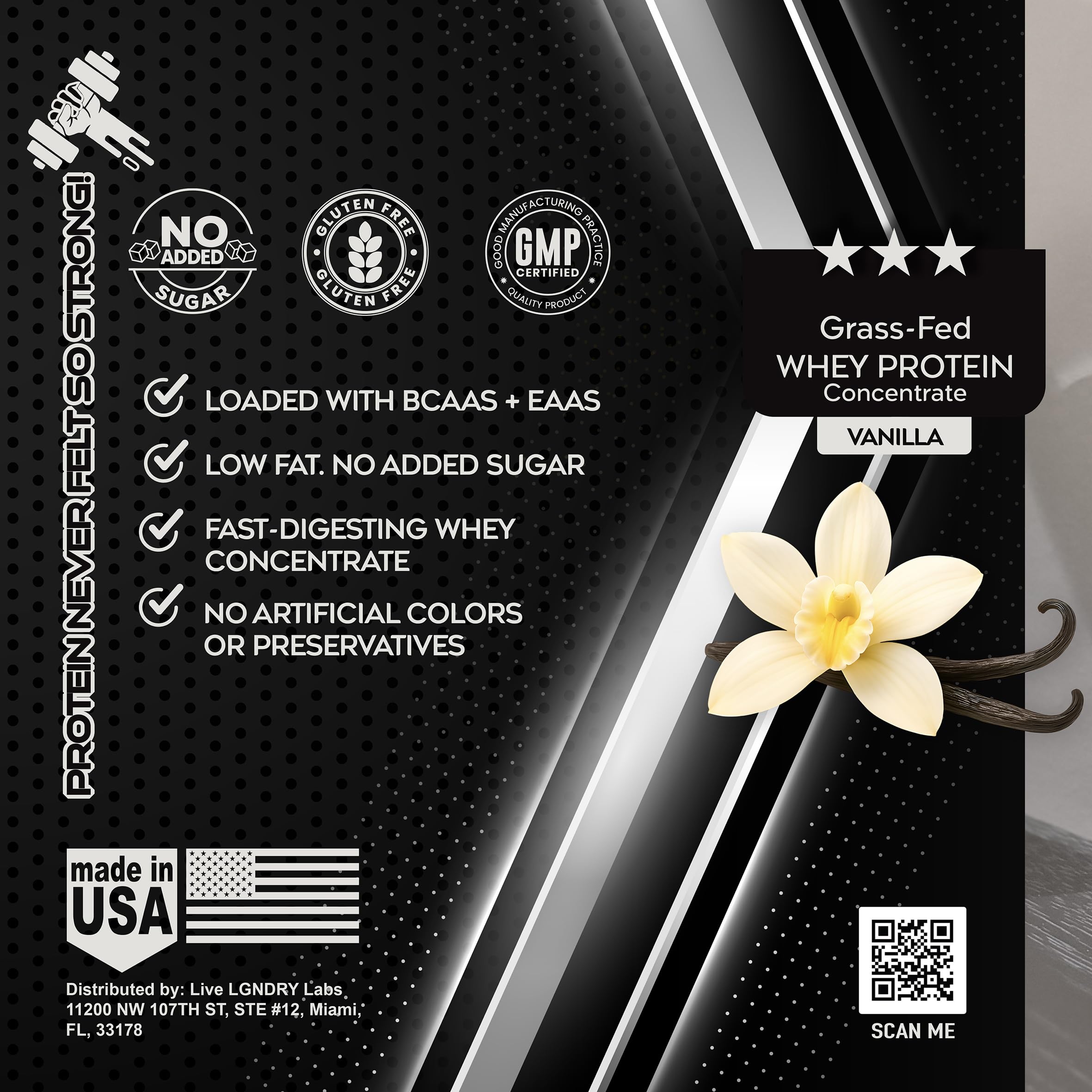 LIVE LGNDRY LABS NSF-certified for sport stamp ensures trusted third-party testing.