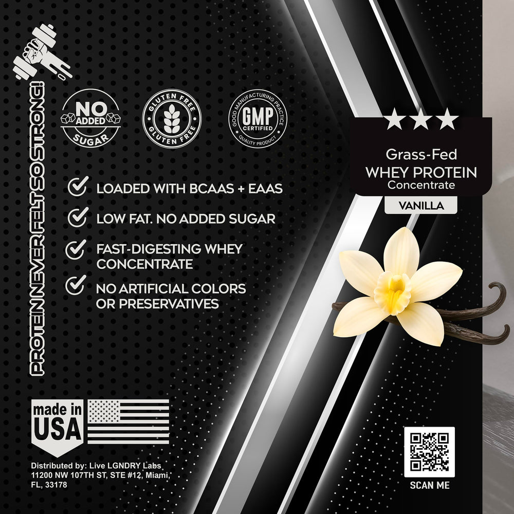 LIVE LGNDRY LABS NSF-certified for sport stamp ensures trusted third-party testing.