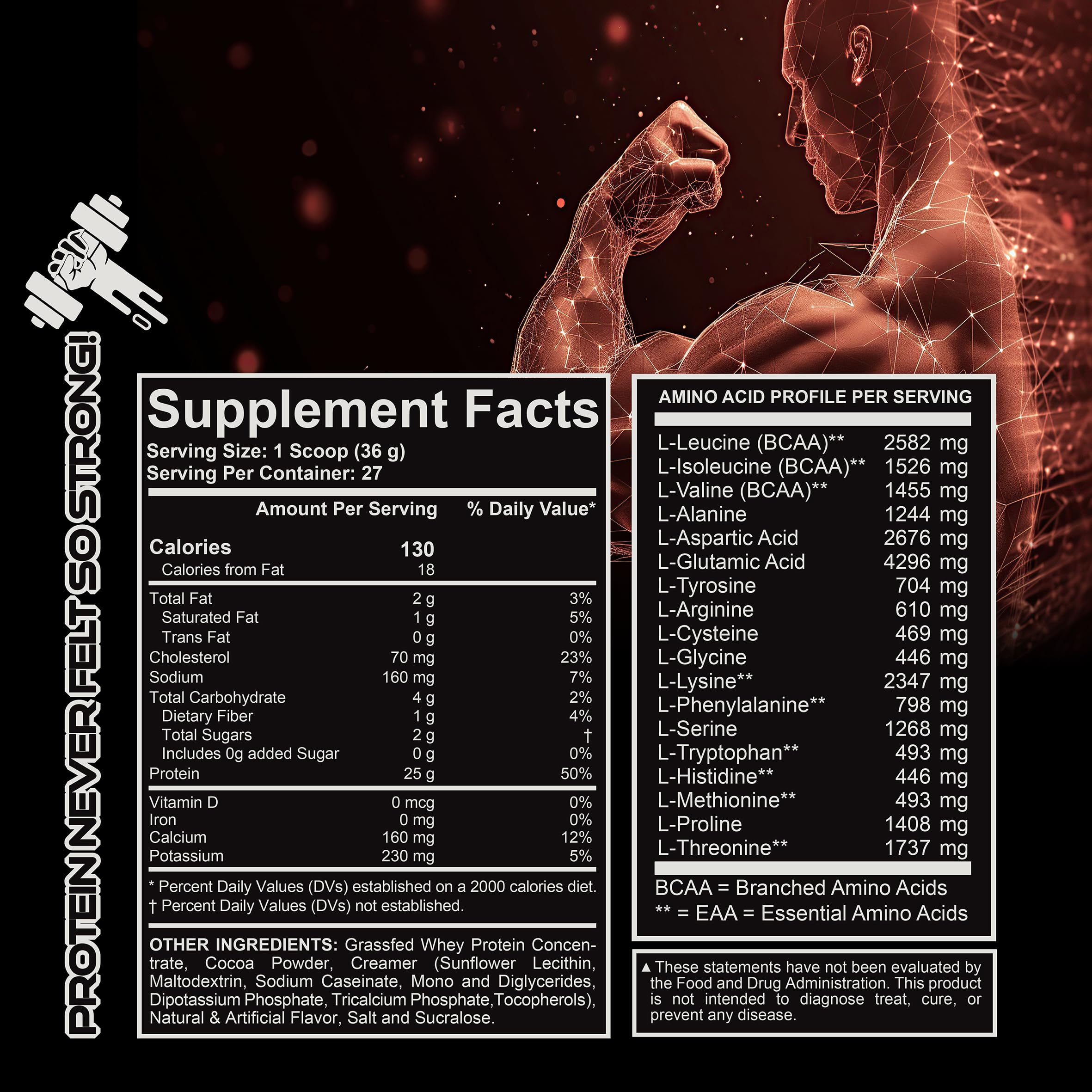 LIVE LGNDRY LABS whey protein tub shows premium organic non-GMO ingredients.