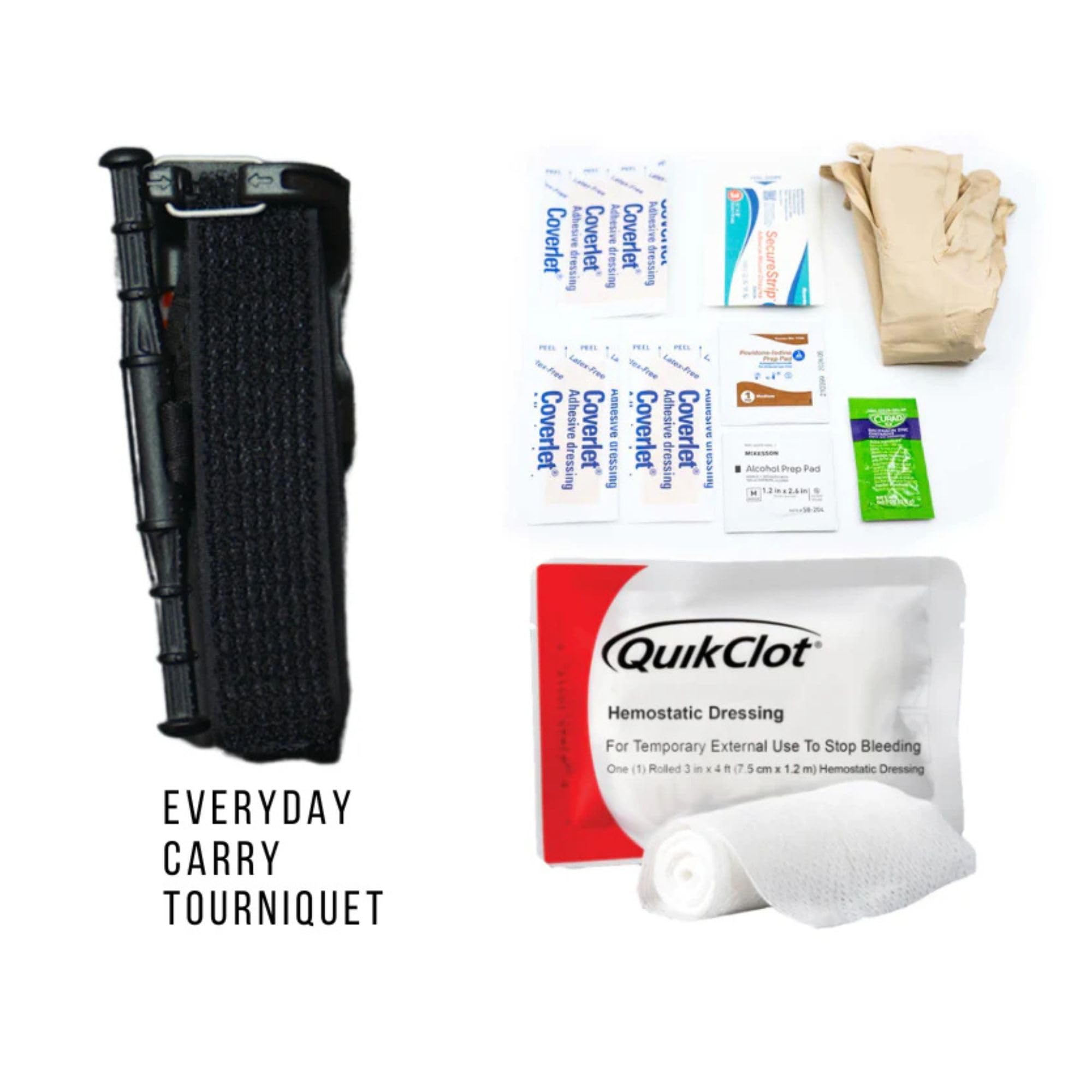 Live The Creed EDC pocket trauma kit back view showcasing its compact profile