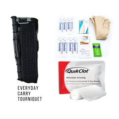 Live The Creed EDC pocket trauma kit back view showcasing its compact profile