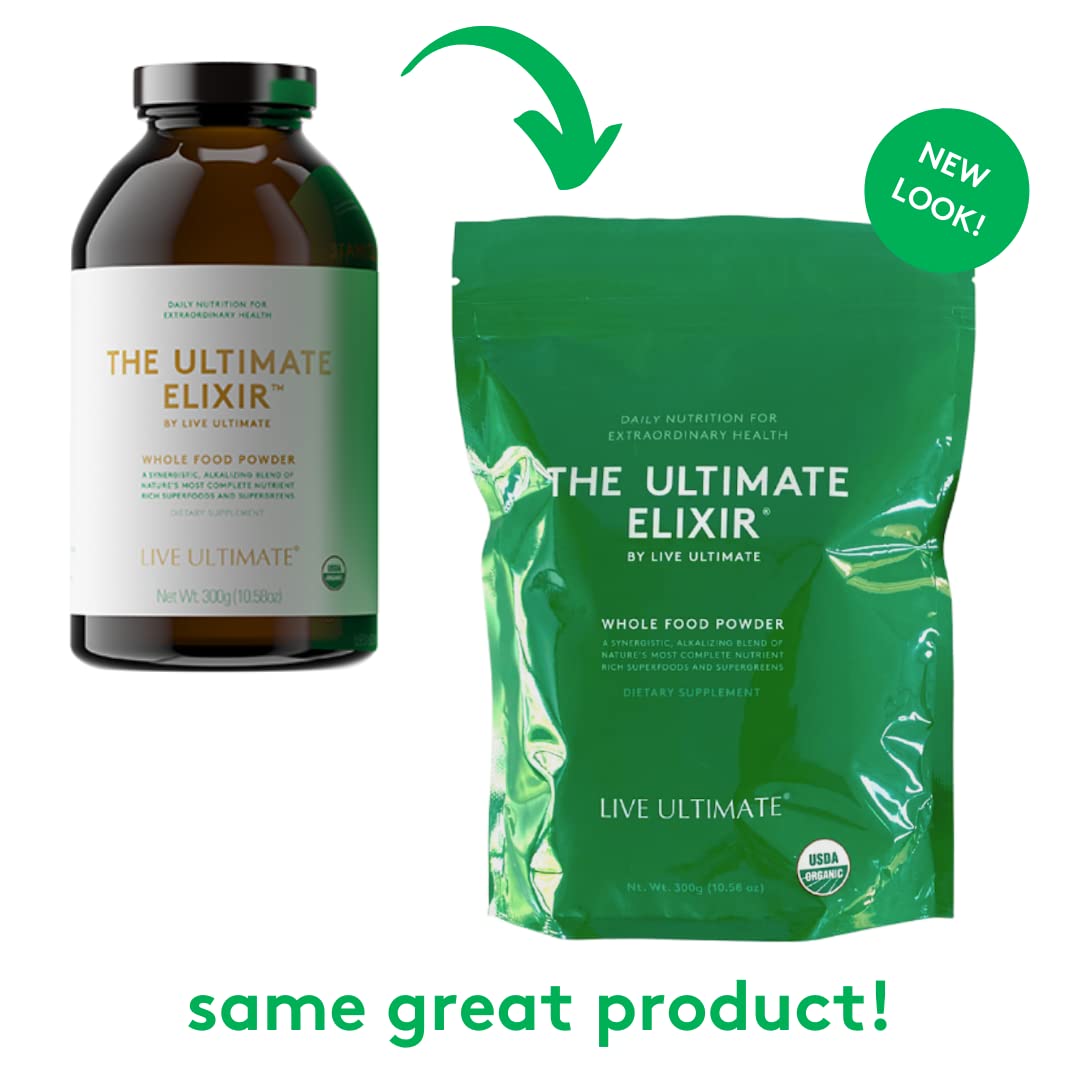 Live Ultimate The Ultimate Elixir ideal for smoothies or water mixes in daily routine