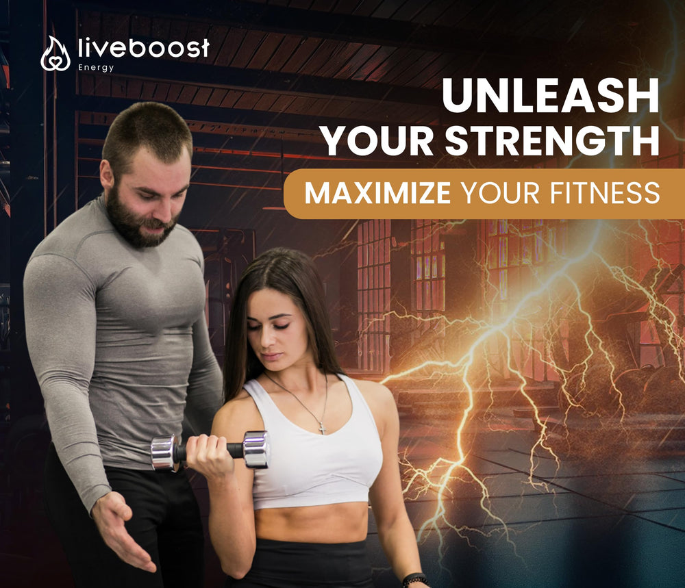 LIVEBOOST nutrition facts panel hints at vitamins and minerals aiding daily energy.