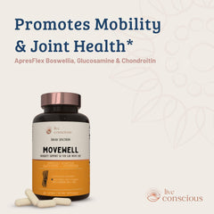 MoveWell by Live Conscious bottle with scoop for convenient daily portions.