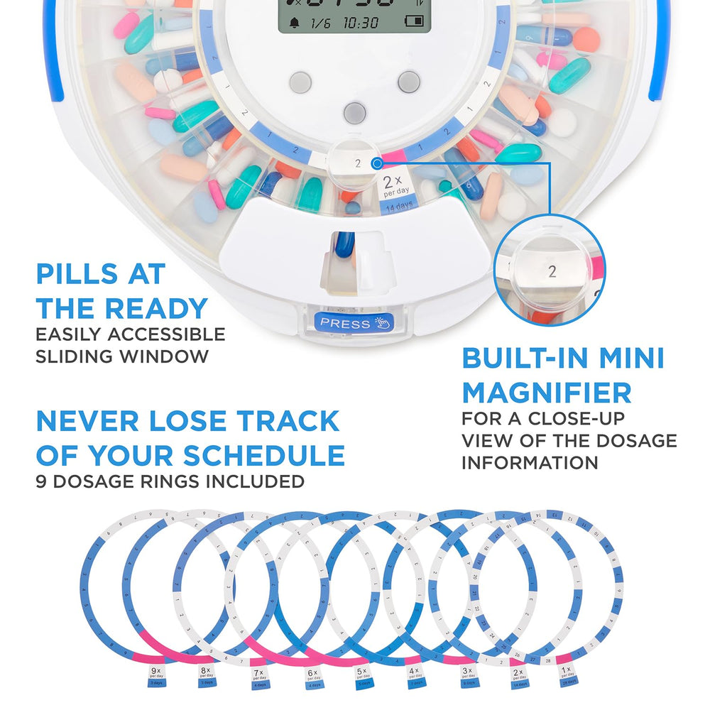 Live Fine alarms and adjustable volume on the display
