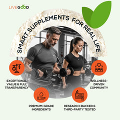 LiveGood USA-made quality seal signaling transparency.