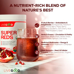 LiveGood Super Reds USA production standards image emphasizing quality controls.