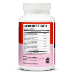 LIVELY VITAMIN CO cordyceps energy blend closeup.