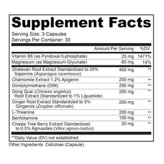 Get Even ingredients label reveals blends designed for mood support