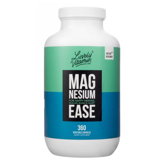 Lively Vitamin Co Magnesium Ease bottle for daily wellness support