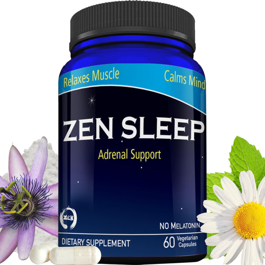 Liver Medic Zen Sleep bottle on nightstand promotes calm, restful evenings and better sleep preparation.