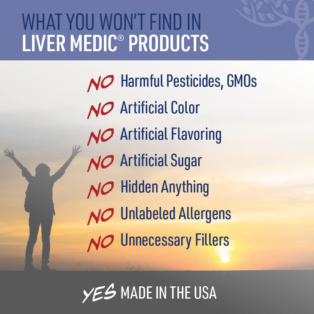 Liver Medic Zen Sleep made in USA badge signals quality manufacturing.