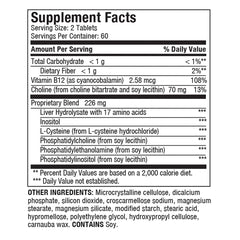 Liverite Liver Aid tablets closeup emphasizing tablet shape and color