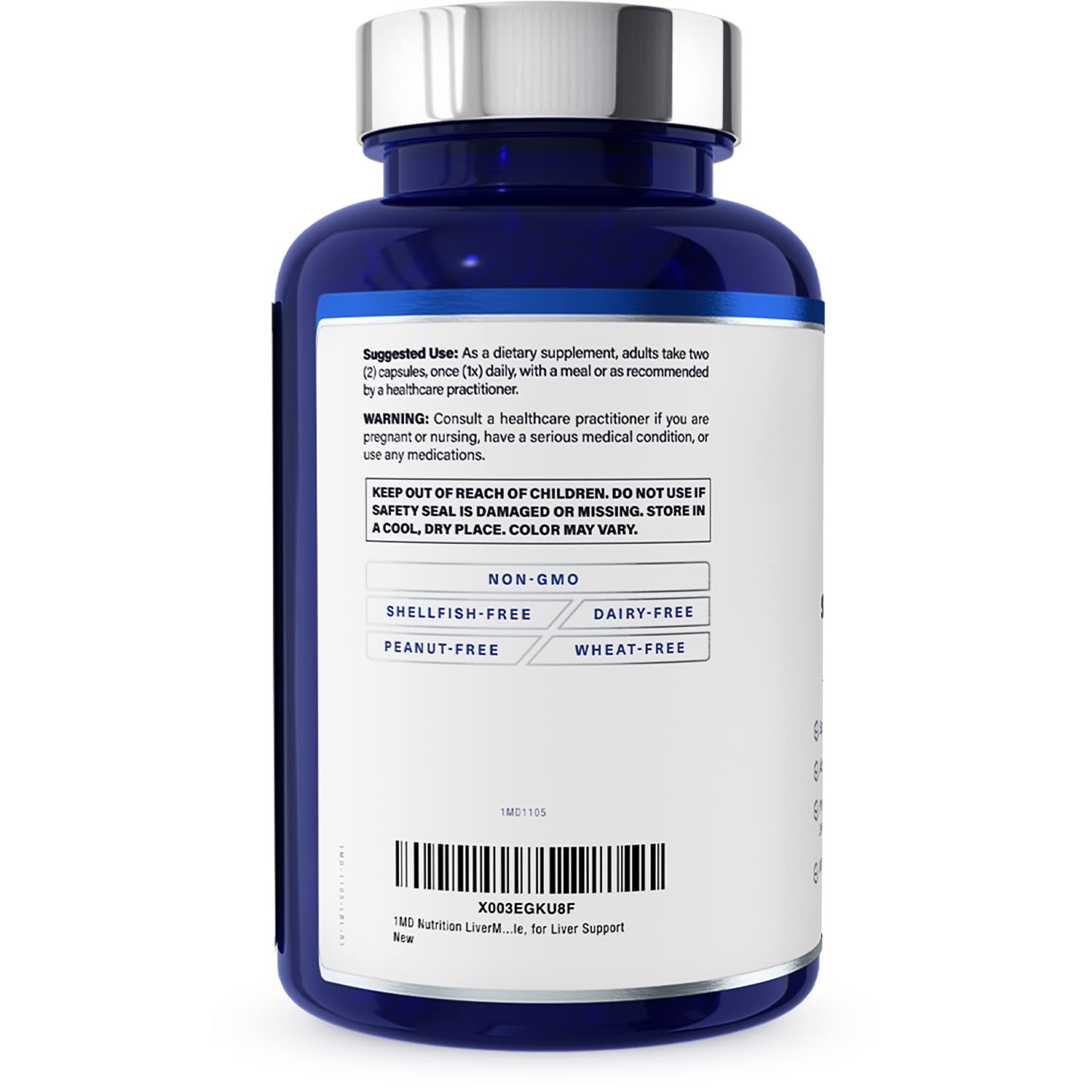 LiverMD ingredients milk thistle illustration highlights natural liver support.