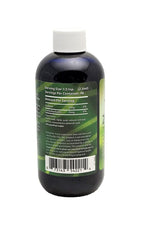 Living Foods USA ZeoHeal bottle cap close-up with secure screw-top for travel