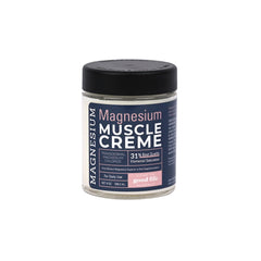 Living the Good Life Naturally magnesium muscle cream bottle pour for easy application and cooling sensation