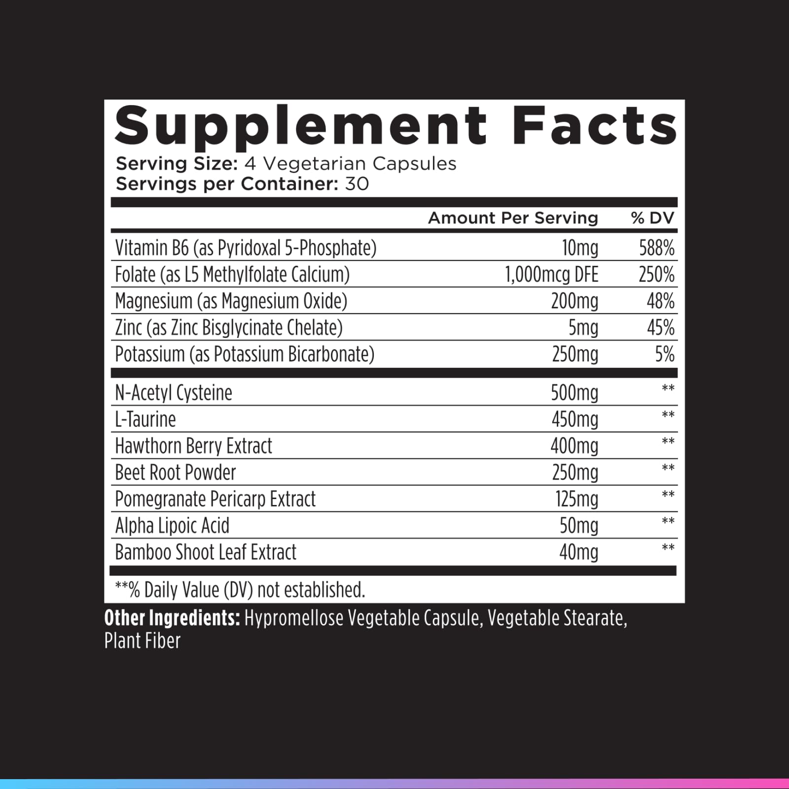 Livingood Daily Blood Pressure Support gluten-free label indicating clean ingredients.