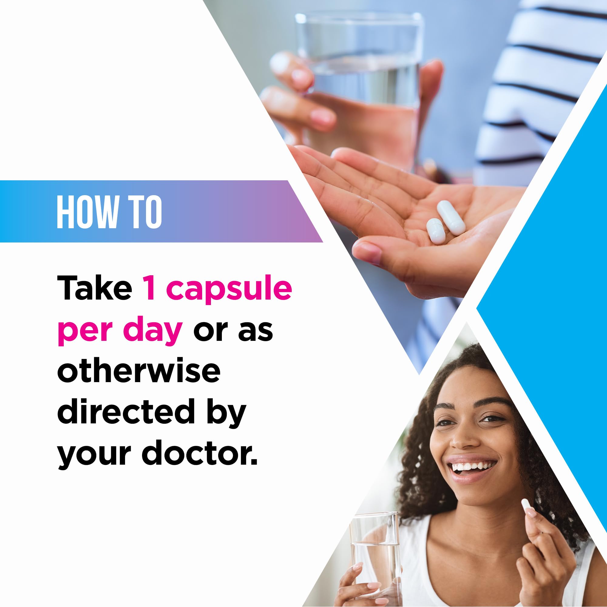 Livingood Daily bottle pouring capsules for easy daily routine