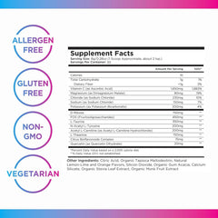 Livingood Daily Electrolytes tub front showcases vitamin C and taurine components for wellness.