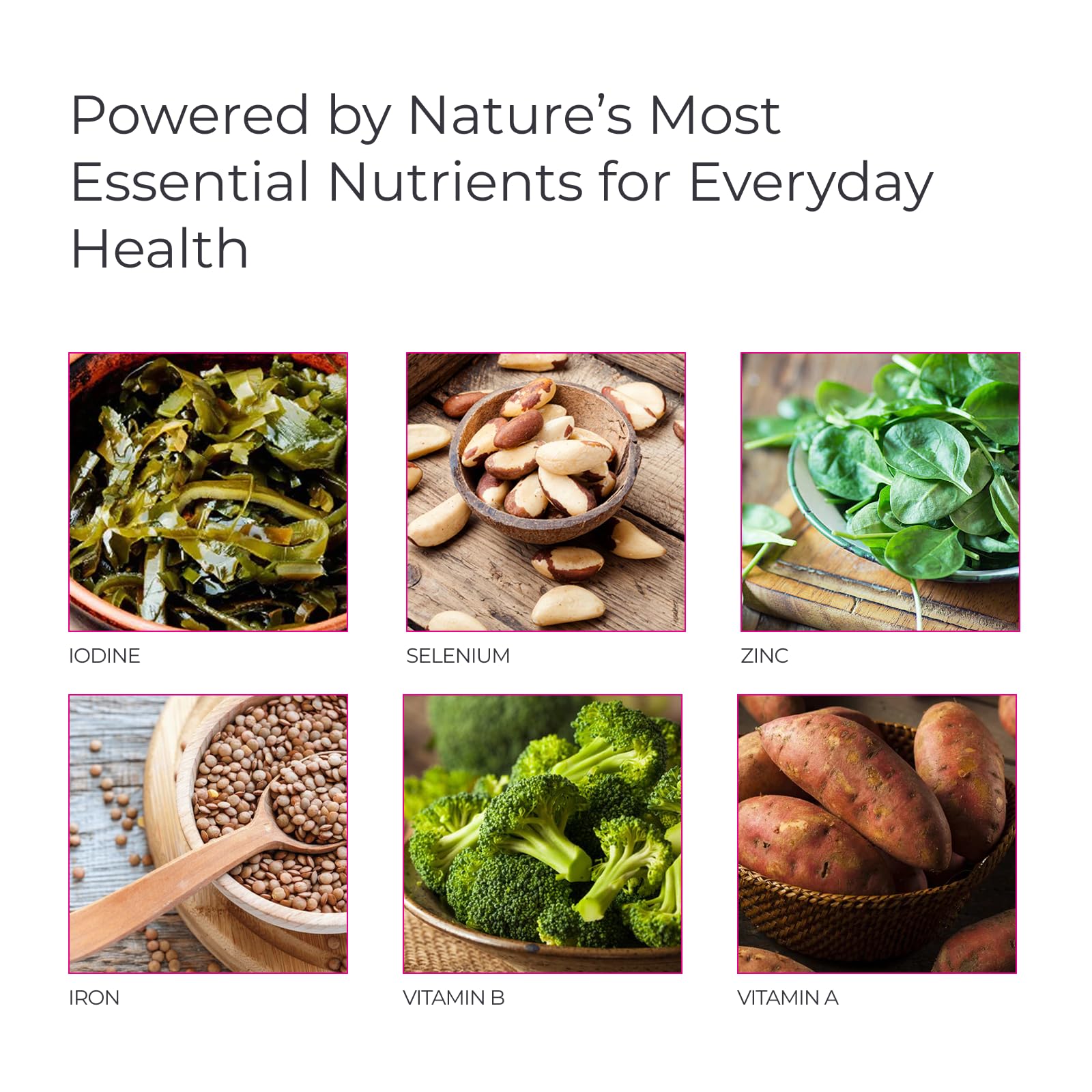 Livingood Daily ingredients label close-up featuring key nutrients