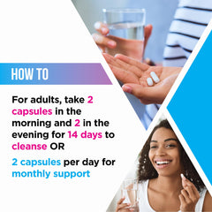 Livingood Daily Kidney Cleanse capsules on a clean surface—vegan, gluten-free, allergen-free.