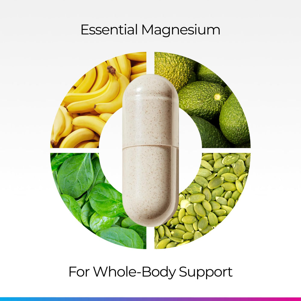 Livingood Daily heart health icon paired with magnesium for daily balance.