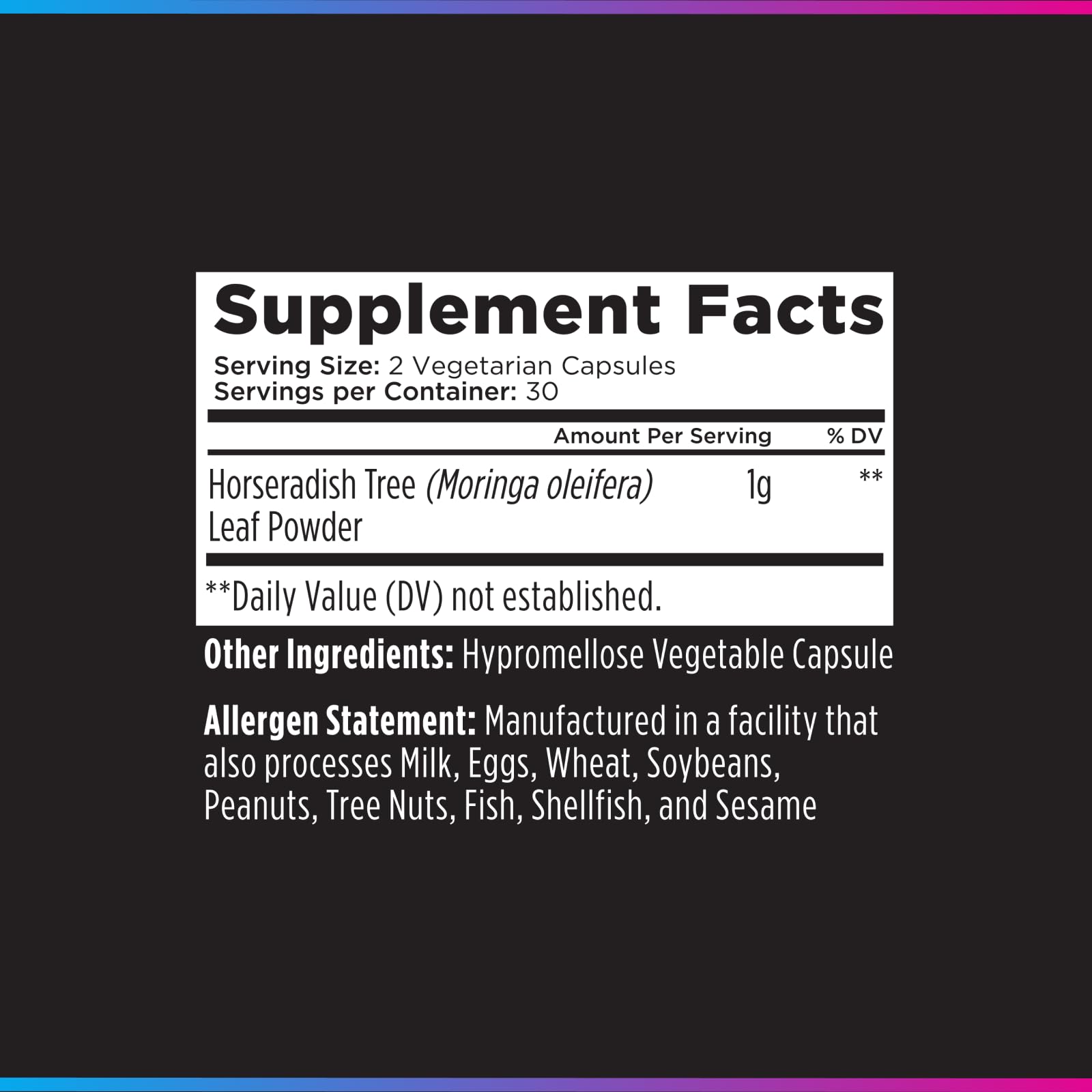 Livingood Daily Moringa Capsules on a shelf showing plant-based nourishment options.