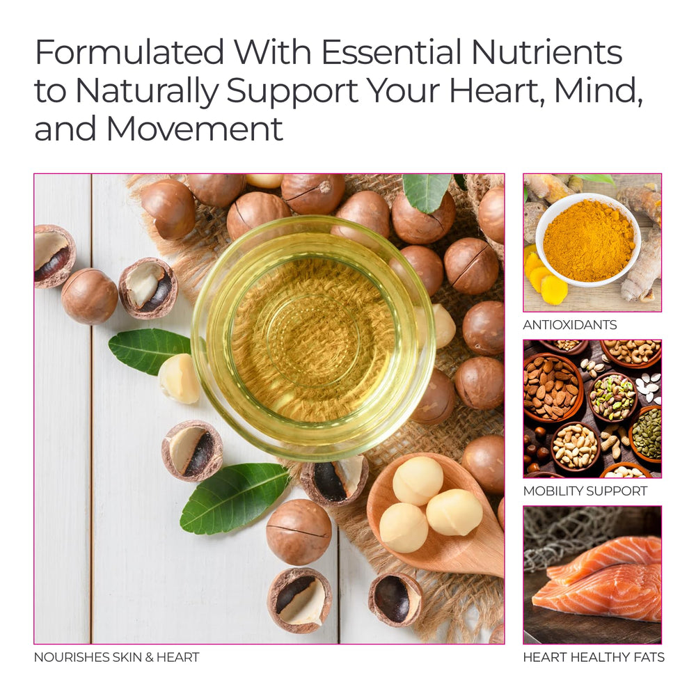 Livingood Daily Omega 3-6-9 Plus Turmeric Curcumin label highlighting ingredients