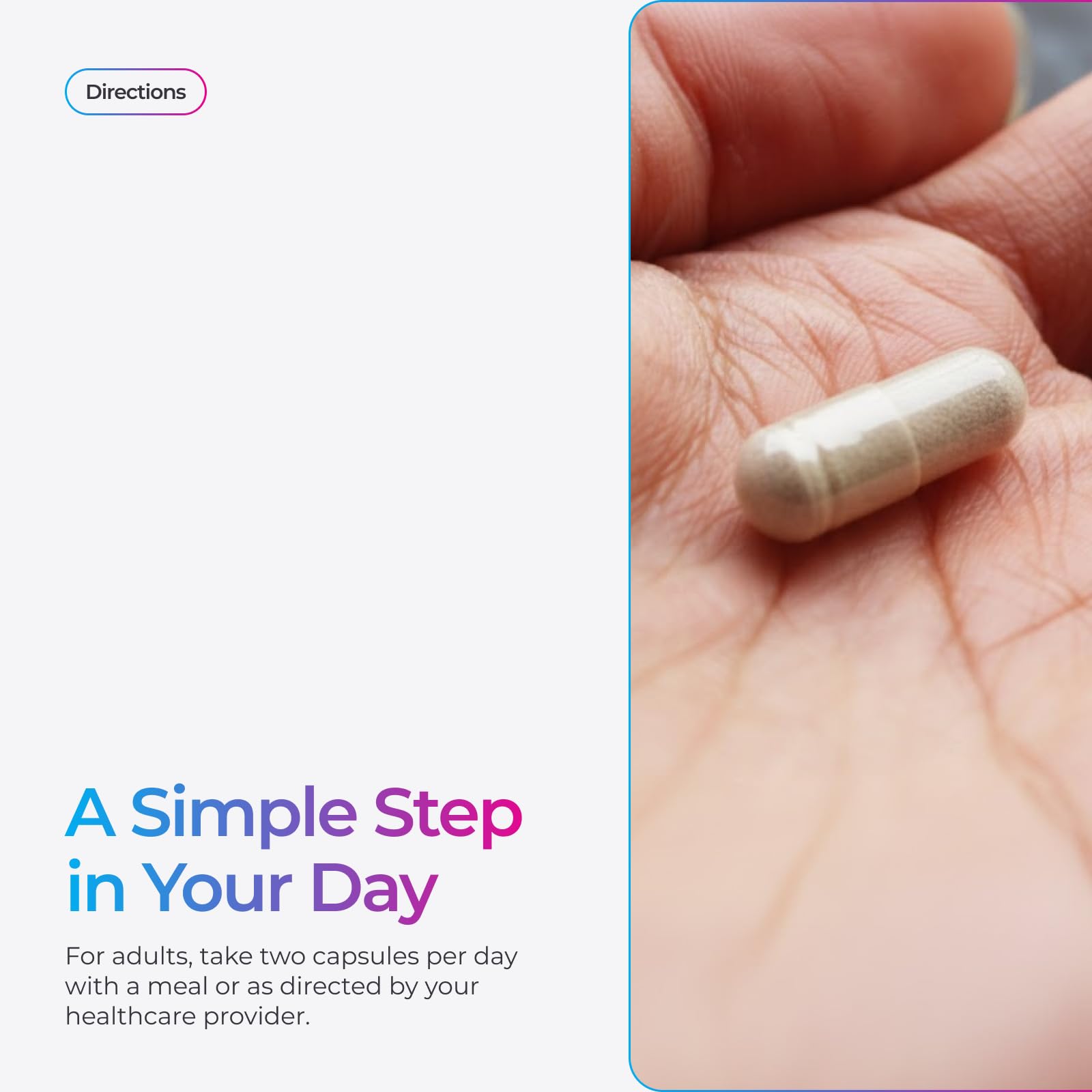 Livingood Daily Thyroid Support easy-to-swallow capsules suitable with meals.
