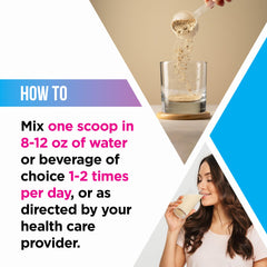 Livingood Daily Vanilla Collagen Smoothie suggests creamy texture in smoothies.
