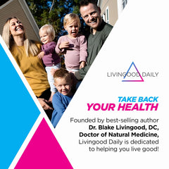 Livingood Daily vessels on a countertop imply easy daily intake for vascular wellness.
