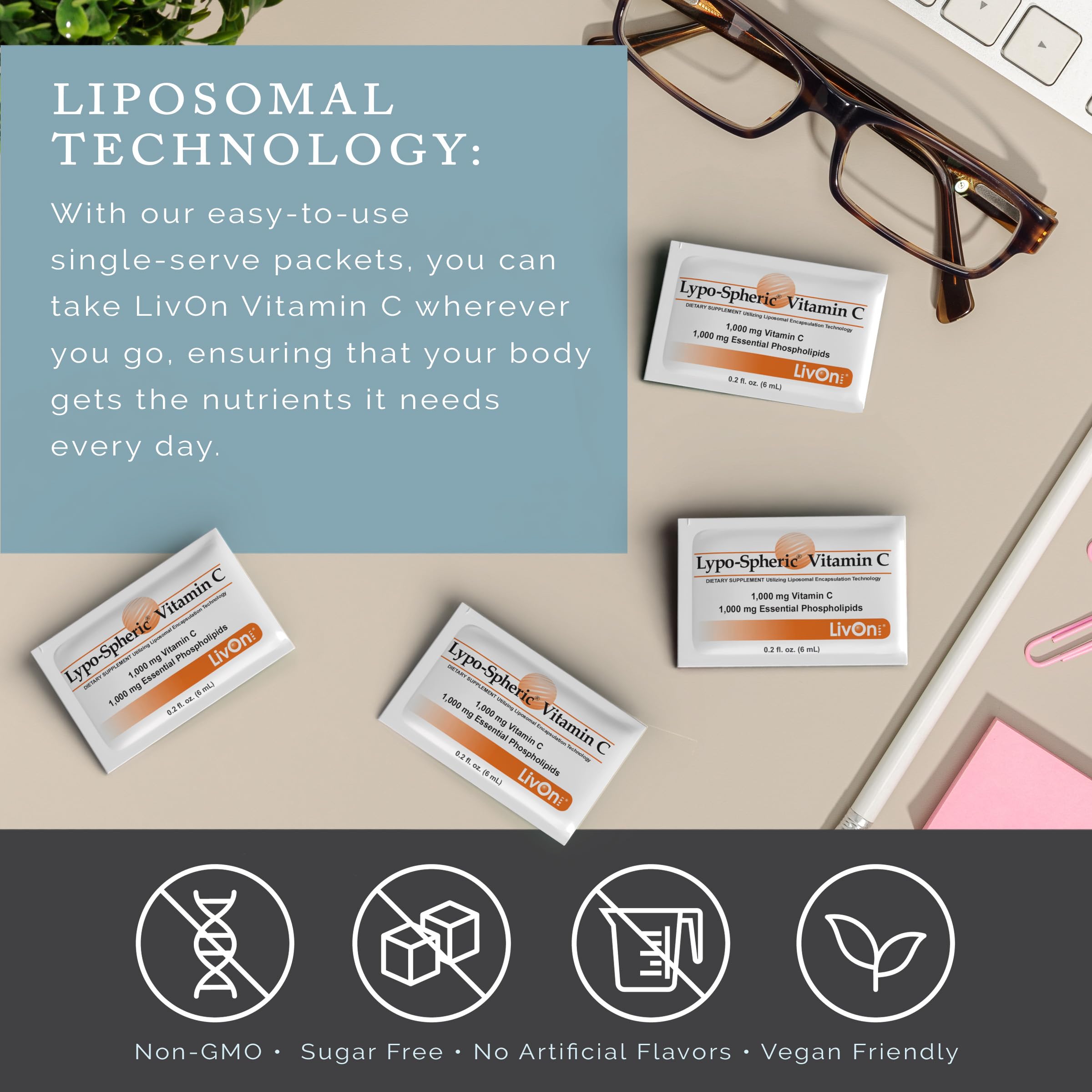 Gluten-free and dairy-free LivOn Vitamin C for allergy-friendly use