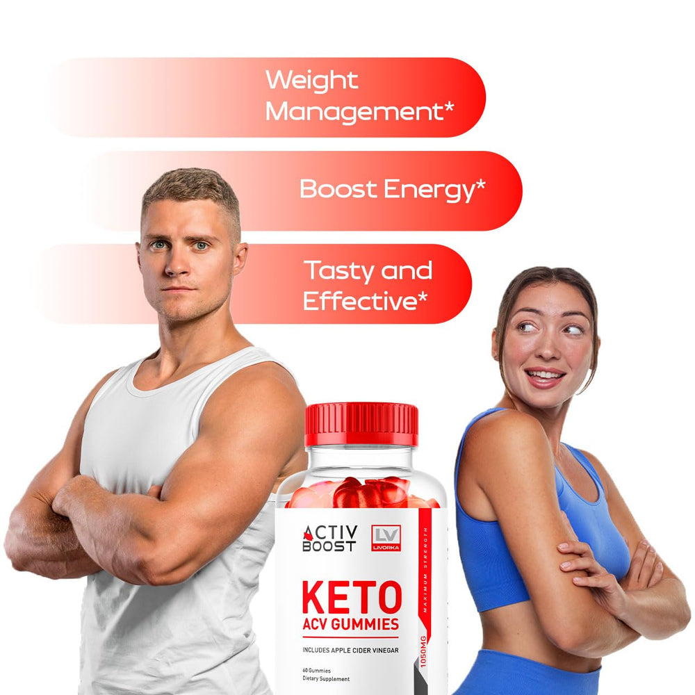 LIVORKA ActivBoost Keto Gummies bottle close-up highlighting advanced formula